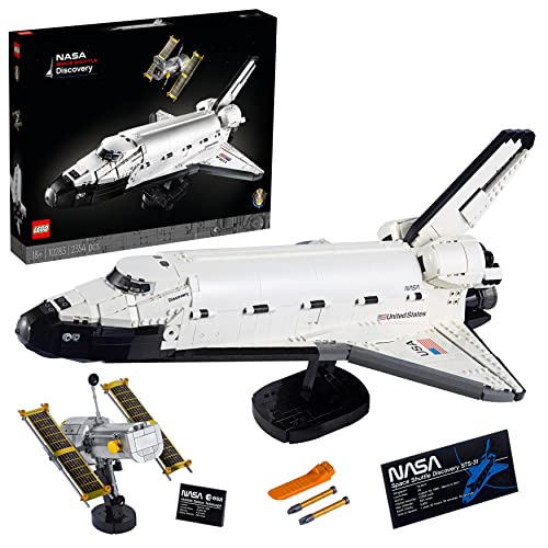 LEGO Icons NASA-Spaceshuttle 'Discovery' Raumschiff, Rakete, Set für...