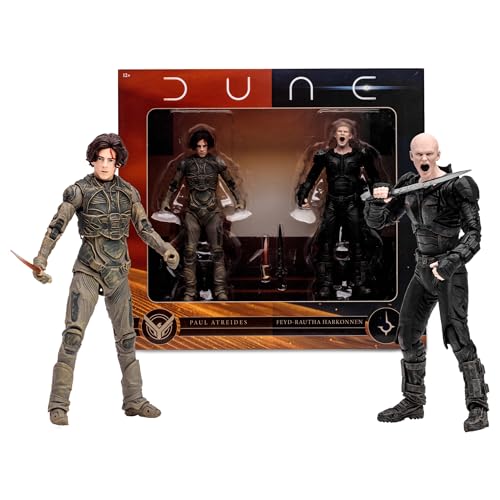 McFarlane Dune: Teil 2 Actionfiguren 2er-Pack Paul Atreides & Feyd-Rautha...