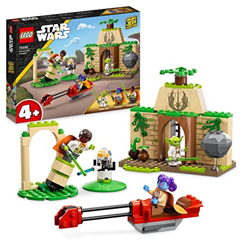 LEGO Star Wars Tenoo Jedi Temple, Spiel Set für Anfänger mit Minifiguren...