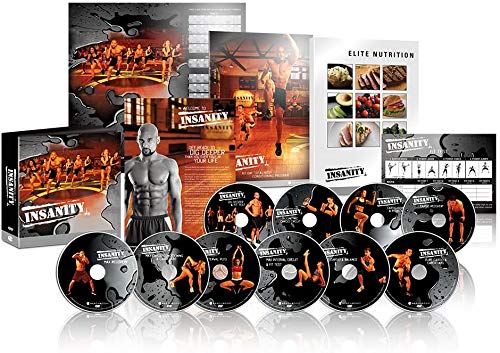 Insanity 60 Tage 30 Minuten 10 DVD Workout Übungsvideos Basis-Kit